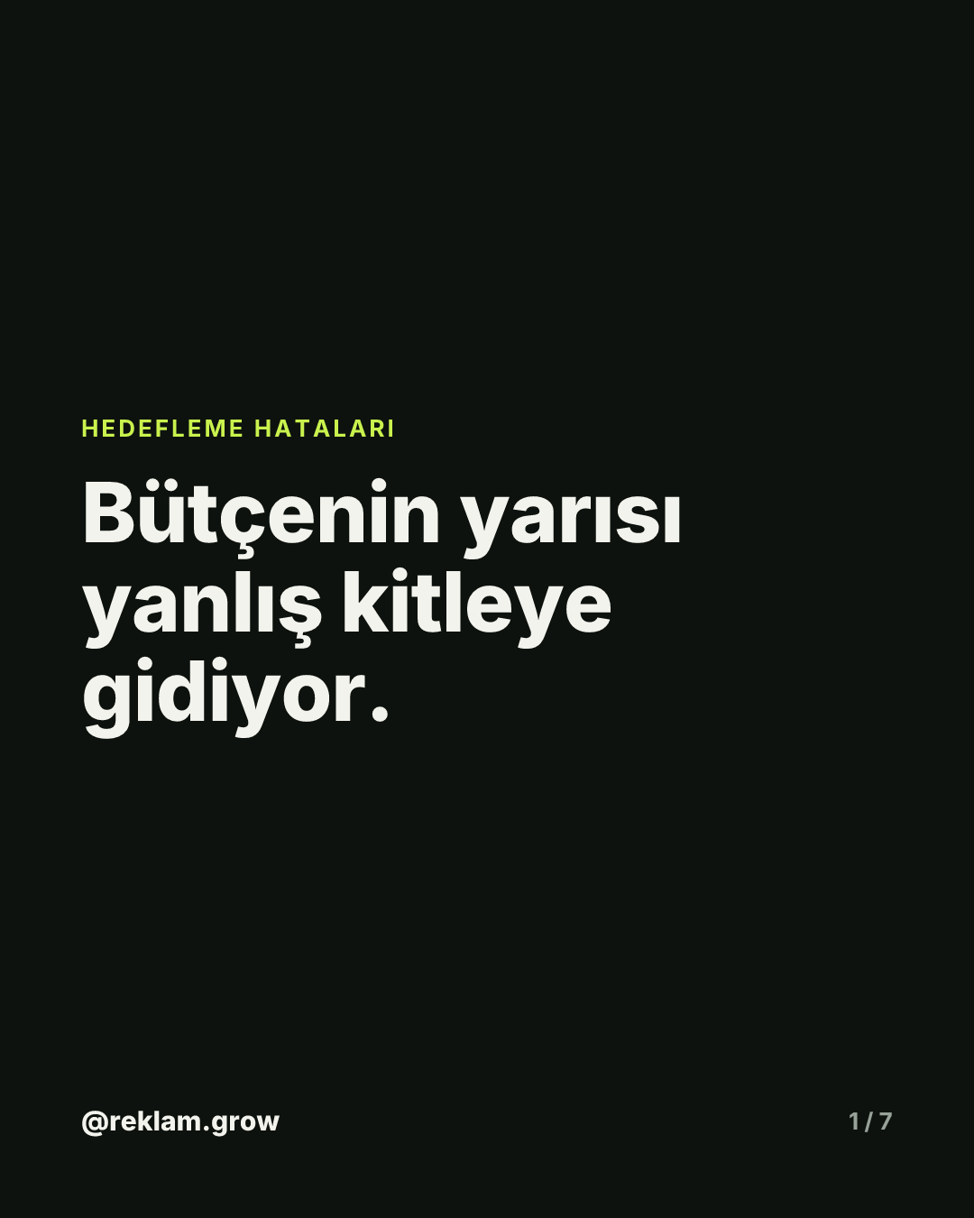 Bütçenin yarısı yanlış kitleye gidiyor.